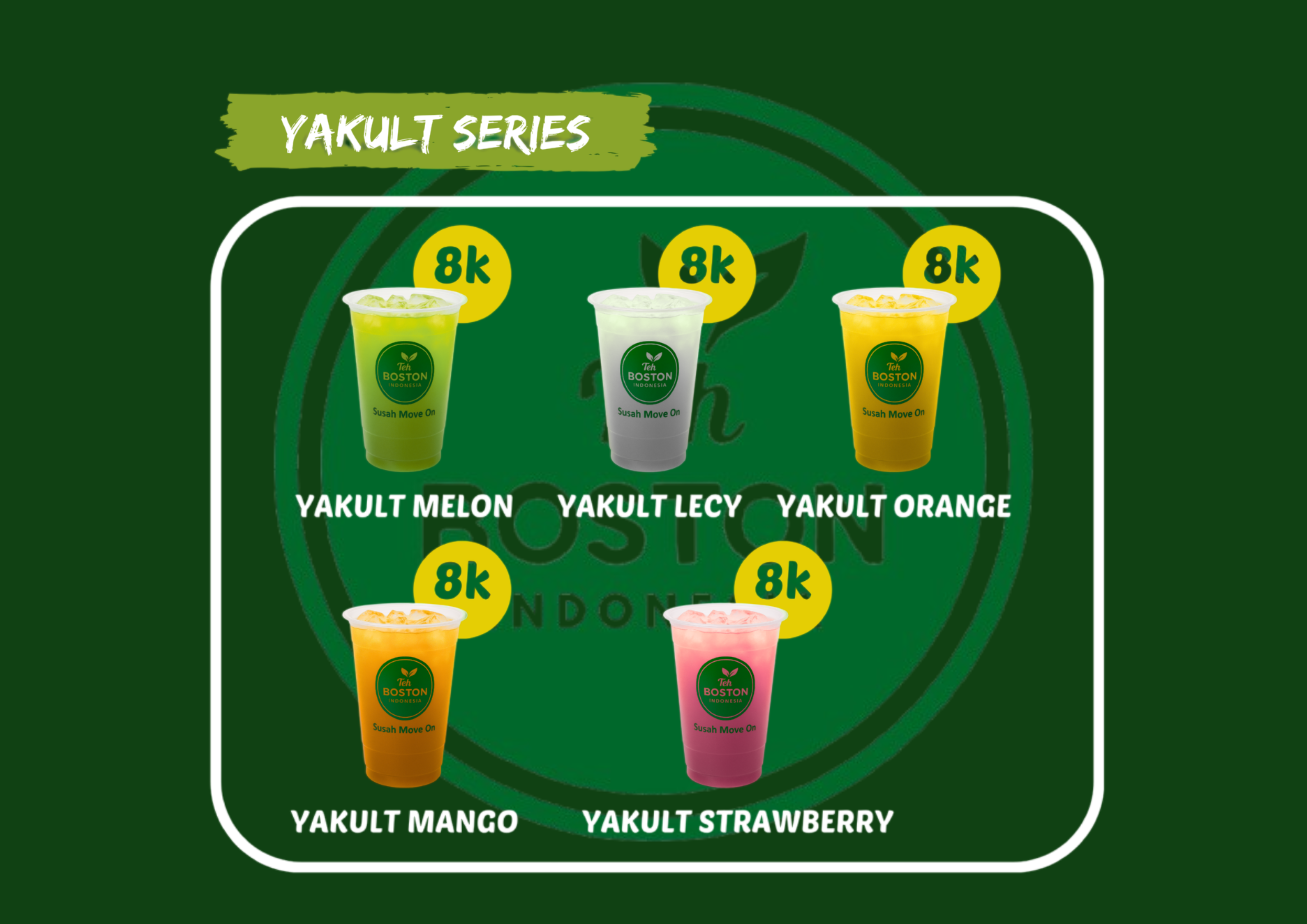 Menu Yakult Series